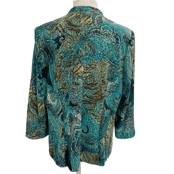 Alex Evenings Size XL  Top Blouse Jacket Party Cocktail Wedding - Picture 4 of 7